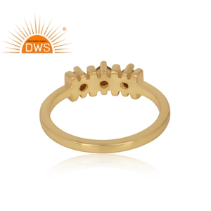 Bague en pierre précieuse naturelle éthiopienne et opale rose, vente en gros, bijoux de styliste, plaqué or 18 carats, argent 925, vente en gros - Product Image 4