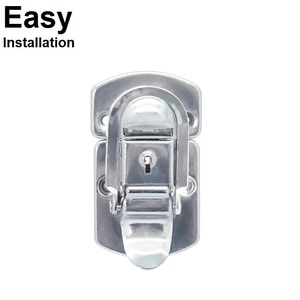 Verrous de boîtier de guitare avec HC220 galvanisation nickel métal verrouillage à bascule matériel de gros vis de montage usine direct variété - Product Image 1