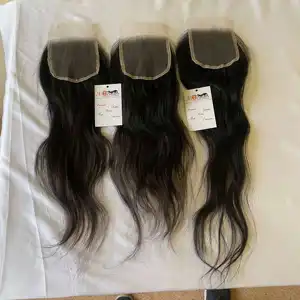 ฟิลม์เส้นผมคุณภาพสูง13X6มีการปิดด้านหน้าลูกไม้บางใสติดหนังกำพร้าจากสวิส4x4 - Product Image 1