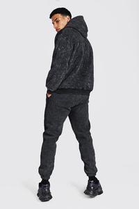 Ensemble survêtement et sweat-shirt à logo sur le devant pour homme personnalisé, 100% coton respirant, style formel, survêtement d'été - Product Image 2