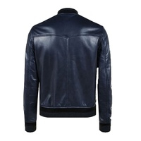 Veste bomber coupe-vent d'hiver pour homme en toile avec col montant en cuir de vachette de haute qualité, imperméable et à capuche pour l'extérieur