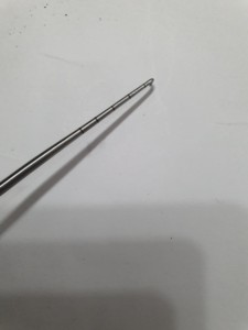Endo Tech ETI-1001-657 Sonda de gancho artroscópica de acero de 7-1/2 pulgadas con fuente de alimentación manual, instrumento quirúrgico para oídos, ojos, nariz y garganta - Product Image 5