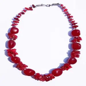 Rawat Handicrafts aget stone <b>Necklace</b> <b>Costume</b> fashion artificial Jewelry Fashion Indian Handmade Handicraft Jewellery NK-9290e - Product Image 1