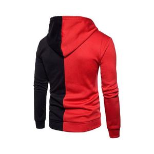 Sudaderas con capucha y cremallera para hombre con logotipo personalizado, ropa deportiva de forro polar de algodón, precio al por mayor, informal, manga larga, ajustada, uso regular - Product Image 2