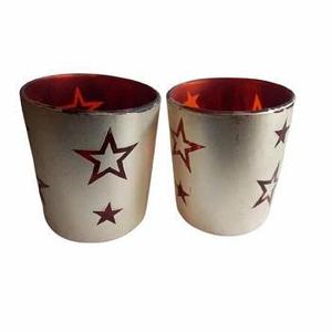 Ensemble de 3 bougeoirs à levier en verre, porte-bougies - Product Image 4