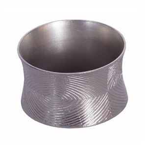 Anneau de serviette moderne en métal écologique avec placage en étain pour mariage et fête – En stock - Product Image 5