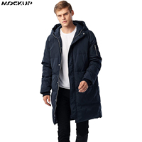 Manteau Long d'hiver pour homme garçon, veste chaude coupe-vent, décontracté, rembourré en coton, grandes poches, bonne qualité, nouvelle collection 2021