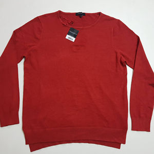 เสื้อสเวตเตอร์ทำงานแขนยาวน้ำหนักเบาสำหรับผู้หญิงเสื้อสเวตเตอร์ทำงานแนวธุรกิจลำลองมีป้ายยี่ห้อเหลือจากโรงงาน - Product Image 1