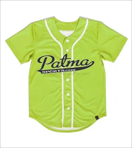 Camiseta de béisbol superventas, venta al por mayor, sublimación y bordado, fabricante mundial de camisetas de béisbol, tendencia