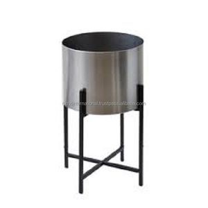 Pot de fleurs suspendu en métal doré, forme octogonale, design élégant, écologique, durable, pour la décoration de la maison - Product Image 3