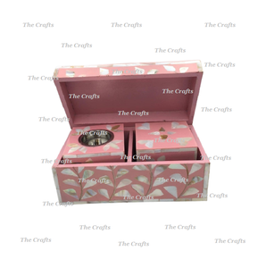 Marvelous Design Bakhoor <b>Burner</b> In Wooden And Mop Work Mabkhara Incense <b>Burner</b> With <b>Oud</b> Box And Tray For Sale - Product Image 4