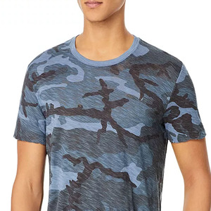 T-shirt camouflage à col rond pour homme/garçon, en pur coton, sur mesure, Collection été 2021 - Product Image 2