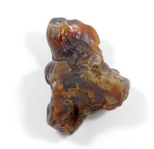 Cabochon d'agate de feu mexicaine naturelle 17x24mm, forme fantaisie, pierres précieuses lâches, lisses, brutes, haute qualité, 20 carats, pour la fabrication de bijoux - Product Image 2