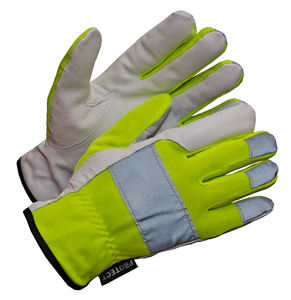 Gants de sécurité en cuir microthane PU XL pour la construction, le travail industriel en extérieur, l'utilisation mécanique, haute visibilité, anti-coupure, antidérapants |   KOKAL - Product Image 5