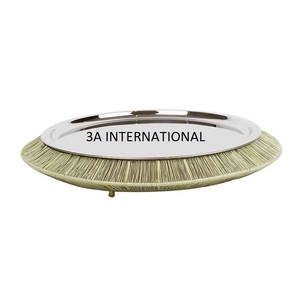 Plats de service ronds en métal pour équipement de cuisine, plateau de service pour traiteur, forme ronde, utilisation domestique en cuisine - Product Image 1