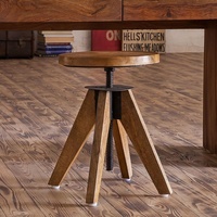 Tabouret de bar en bois élégant, style industriel moderne, finition personnalisée, usage commercial, bar à domicile, hôtel, mobilier haut de gamme, salon, villa