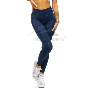 Leggings de yoga taille haute pour femmes, vêtements de sport de gymnastique de style décontracté, en cuir et spandex, fourniture en gros pour adultes, nouvel arrivage - Product Image 6