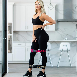 Bande de résistance 2022 en tissu très élastique, antidérapant, pour entraînement des hanches, des jambes, des fesses, Yoga, pour femmes - Product Image 5