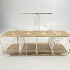Aquatics Pliable D'acclimatation Boîte Aquariums Avec Séparateur D'isolement réservoir de Poisson Acrylique - Product Image 1