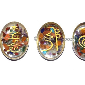 Ágata Pulida de Maestro Reiki, Forma Ovalada, Gema Tallada, Recuerdo de Feng Shui en Venta - Product Image 1