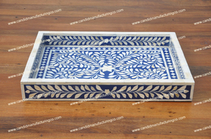 Premium Eco-Friendly Resin and MDF Inlay Serving Tray for <b>Kitchen</b> <b>Decor</b> and Wedding Parties - Product Image 2