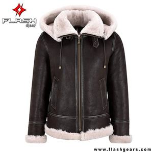 Chaqueta de cuero de bombardero de piel de oveja informal para hombre Infinity hecha a medida, chaqueta de estilo de Aviador volador para adultos a prueba de viento - Product Image 6