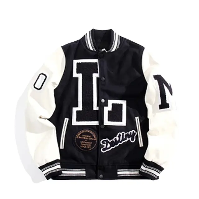 Custom Wholesale Baseball style Varsity Jacket made of wool / College style Inside Sublimation Lining Letter mans Varsity Jacket