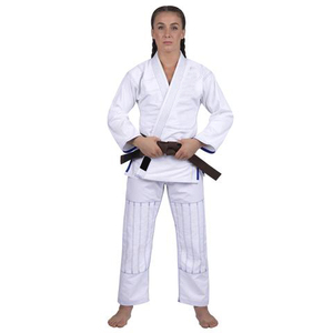 100% algodón brasileño Gi ropa deportiva Kimonos plano Jiu Jitsu traje fino gordo mujeres conjuntos de gran tamaño estilo OEM uniformes artes marciales - Product Image 3