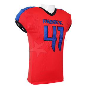 Camiseta de entrenamiento de fútbol de alta calidad personalizada, uniforme de fútbol americano para equipos juveniles, sublimación de talla grande en blanco - Product Image 4