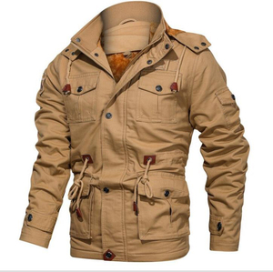 Winter Varsity Jacket Men's Women's Custom Outdoor Windproof Waterproof Plus Size Wool/Polyester Workwear - Product Image 2