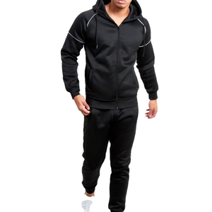 ชุดวิ่งออกกำลังกายผ้าฟลีซรัดรูปสำหรับผู้ชายชุดออกกำลังกายผ้าฝ้าย100% สำหรับเล่นกีฬาฤดูหนาว - Product Image 5