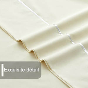 ผู้ผลิตโรงงานของผ้าปูที่นอนสำหรับโรงแรม | ราคาถูกที่กำหนดเองขนาดโรงแรมหรูชุดผ้าปูที่นอน - Product Image 6