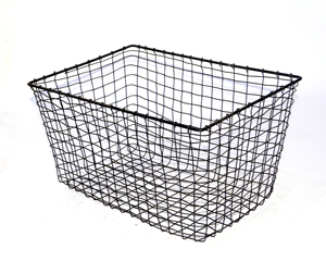 Organizer <b>Storage</b> Bin <b>Baskets</b> with Handles Metal Wire Food for Kitchen Cabinets Pantry Bathroom Laundry Room for Home Hotel - Product Image 2