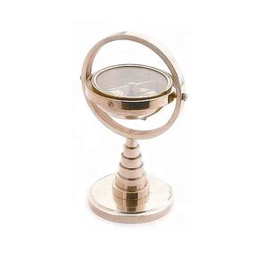 ที่กำหนดเองขายส่งแบบพกพากันน้ำแม่นยำมินิสแตนเลสเข็มทิศที่มีคุณภาพสูงโลหะทองเหลืองเข็มทิศรายการที่ทำด้วยมือ - Product Image 3