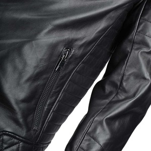 Blouson en cuir PU homme, décontracté, à la mode pour motard, Design de poche, pour moto, printemps-automne - Product Image 6