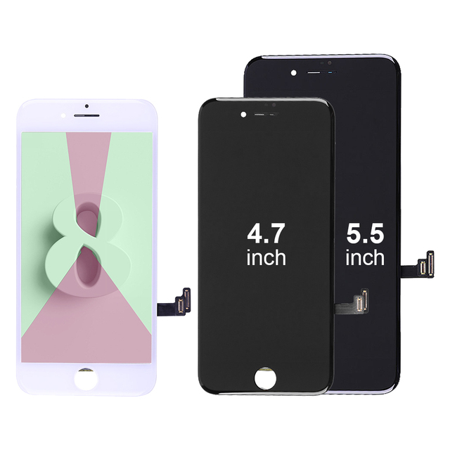Elekworld Mobile Phones LCD EBR EBS LCD Screen for iPhone 8 8 Plus LCD Touch Screen Display Replacement Assembly