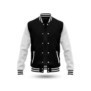 Vestes Lettermen légères et confortables avec fermeture éclair décontractées grande taille de haute qualité pour hommes Veste de baseball universitaire en plein air pour hommes - Product Image 1