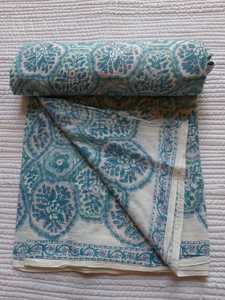 Wholesale Cotton Block Printing Fabric Sewing Craft Dresses Making Fabric For Garment, Bag & Home Bedding Accessories Raw Fabric - Product Image 2