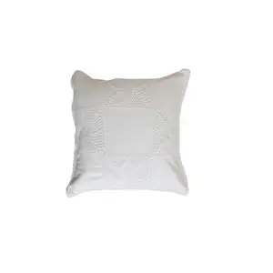 Meilleure qualité bohème maison décorative coton taie d'oreiller à la main macramé oreiller housse de coussin à la main premium