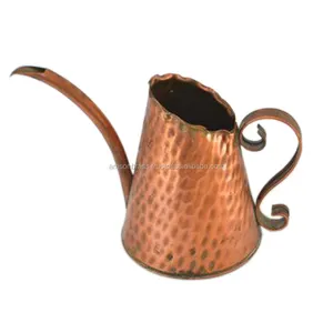 Manufacturer and Wholesaler Metal Iron Hammered Watering Can Copper Plated Finished Water Sprinkle Can