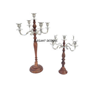 Silver Color Handmade <b>Candelabra</b> Wedding Decorative Classic Stylish Luxury New Candle Holder Nice Quality Heavy Duty <b>Candelabra</b> - Product Image 5