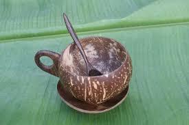 Gobelet à vin en noix de coco du Vietnam / Gobelet en bois de noix de coco / Gobelet en coque de noix de coco en gros avec support - Product Image 6