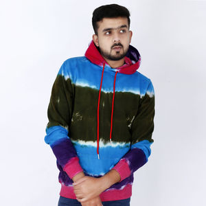 Venta al por mayor de color sólido pull over lisos sudaderas deportivas en blanco con bolsillo con cremallera Logotipo de diseño personalizado Sudadera con capucha casual - Product Image 2