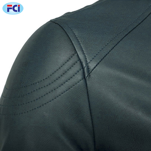 Chaqueta de cuero paquistaní para hombre, venta al por mayor, fabricante, vendedor, informal, diseño de motocicleta - Product Image 3