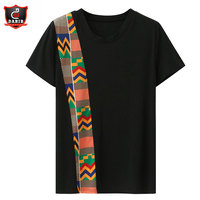 T-shirts décontractés pour femmes noires, été, écologiques, 100% coton, col rond, coupe ajustée