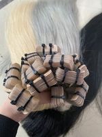 Extensions de cheveux naturels vierges avec ruban 20 pièces, de haute qualité, divers couleurs, du client