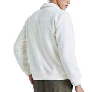 Veste d'hiver pour hommes de haute qualité 100% coton polaire décontractée Vintage col montant chaud Style haute rue Service OEM disponible - Product Image 2