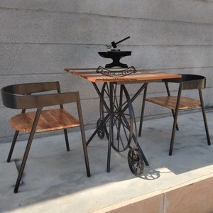 การออกแบบใหม่ที่กำหนดเองสไตล์ที่ทันสมัยโต๊ะร้านอาหารกาแฟและเก้าอี้ห้าชิ้นชุด - Product Image 2