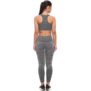 Conjuntos de ropa de entrenamiento de etiqueta privada para mujer, ropa deportiva de gimnasio 2025, Top de manga larga, mallas elásticas altas, pantalones cortos, conjuntos de Yoga - Product Image 2