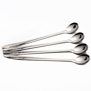 Cuillère en acier inoxydable pour la vaisselle et l'hôtel, pour la crème glacée et les desserts, 1 pièce - Product Image 5